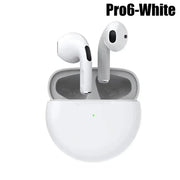 New Pro 6 TWS Bluetooth Earphones
