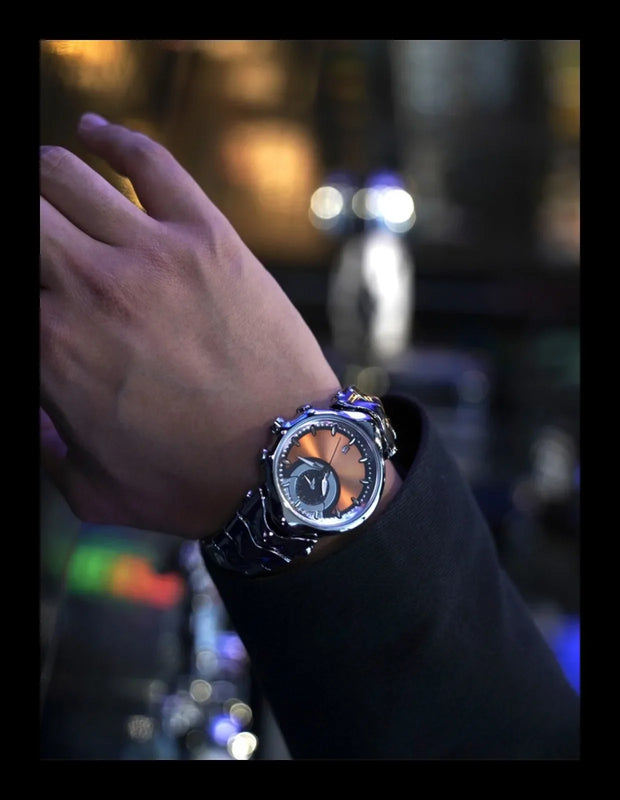 Original High-quality Hot-selling Quartz Watch Shape Bracelet Design Retro Watch Men's American Style Trendy High-end Ins Watch