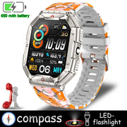 New Rugged Military LED Flashlight Smart Watch