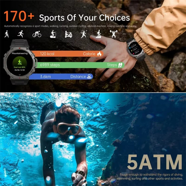 New T-Rex 3 Built-in GPS Smartwatch