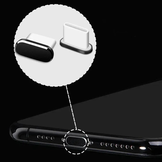 Cell Phone Charging Port Dust Plug Cleaning Brush