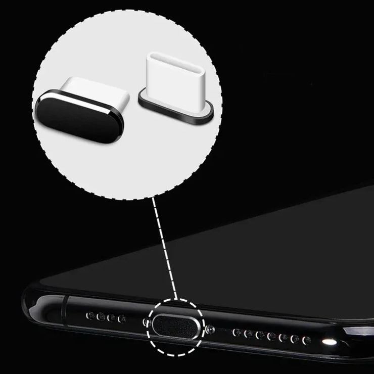 Cell Phone Charging Port Dust Plug Cleaning Brush