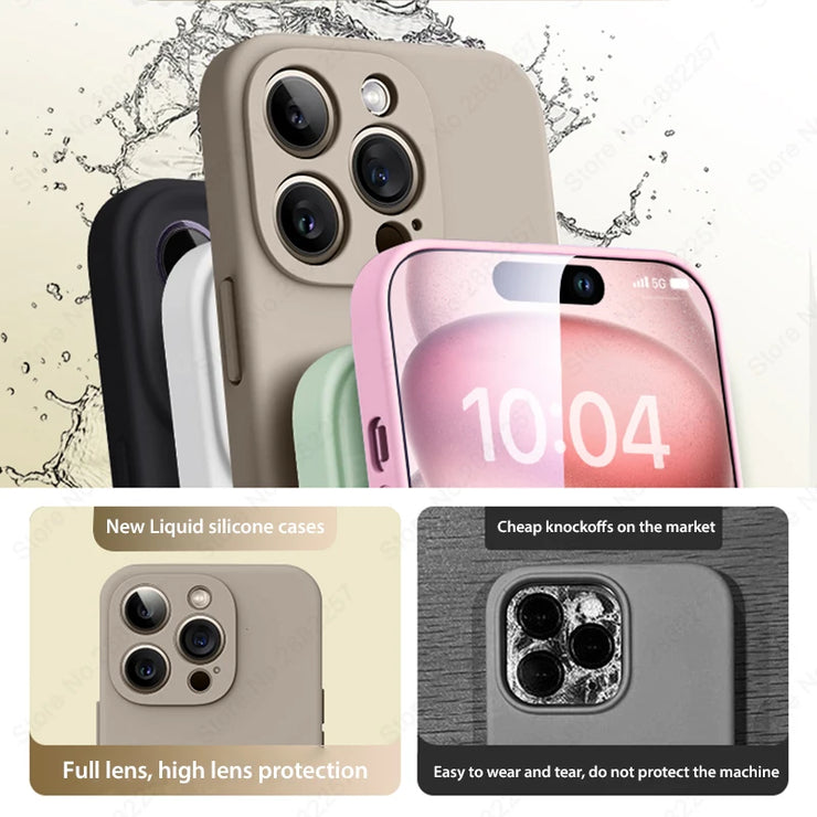Luxury Liquid Silicone Phone Case